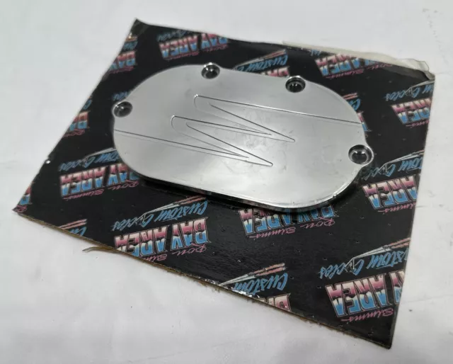 Ron Simms Bacc Harley 5Spd Transmission Rt Side Cover Polish Scallop Fxr Softail