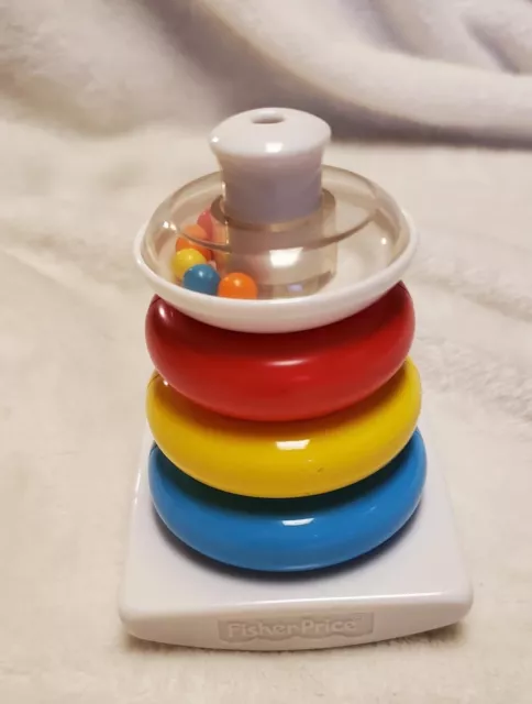 Vintage Fisher Price McDonalds Miniature Rock A Stack Rings