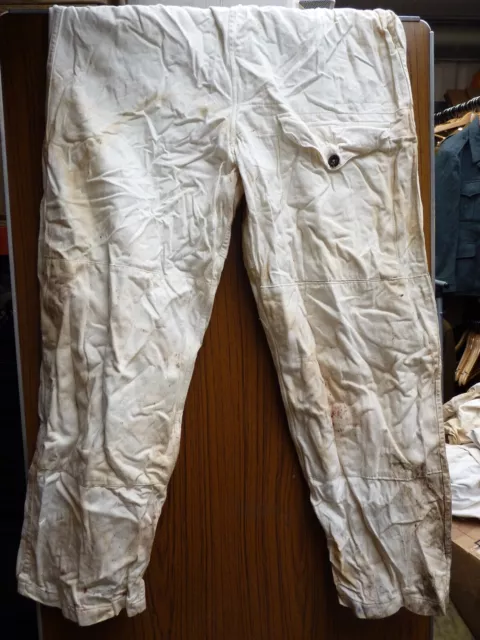 Original WW2 British Army Winter White Uniform Over Trousers