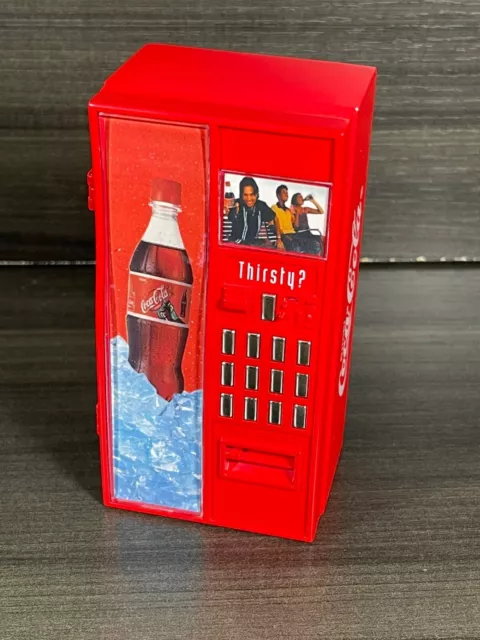 Vtg COKE mini vending Machine metal toy rare Thirsty ?