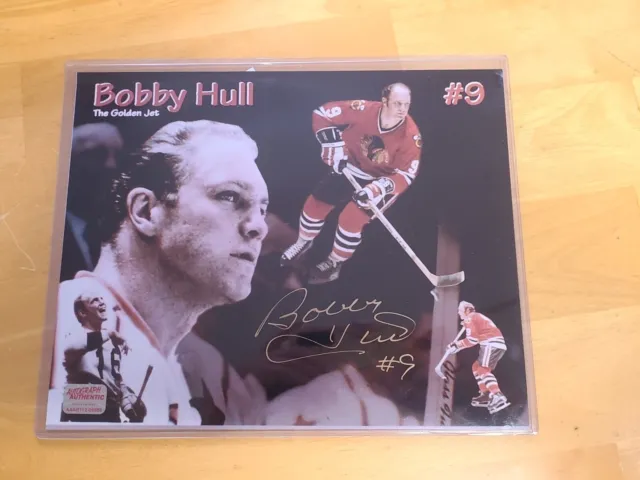 Bobby Hull Chicago Blackhawks Signed 8x10 Picture With Coa From Autograph...
