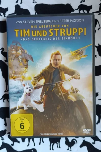 DVD,  Die Abenteuer von Tim und Struppi: Das Geheimnis der Einhorn, Neuwertig