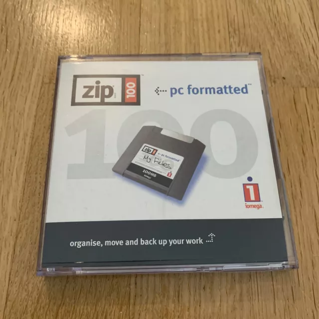 1 Disquette ZIP 100 Formatée PC