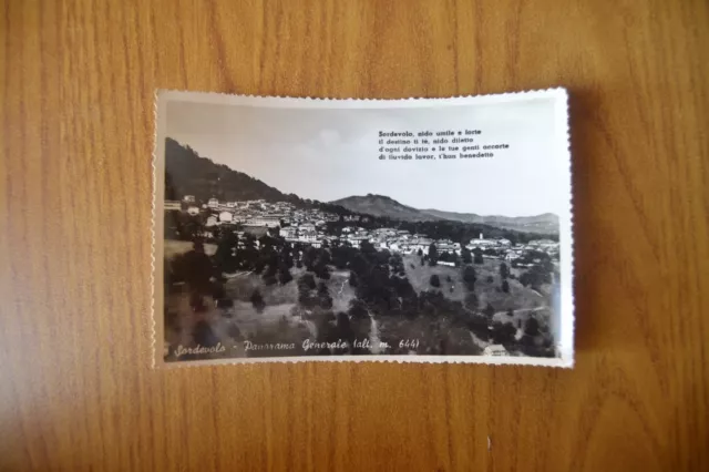 Cartolina Sordevolo Panorama Generale Viaggiata 1950 Subalpina Xx