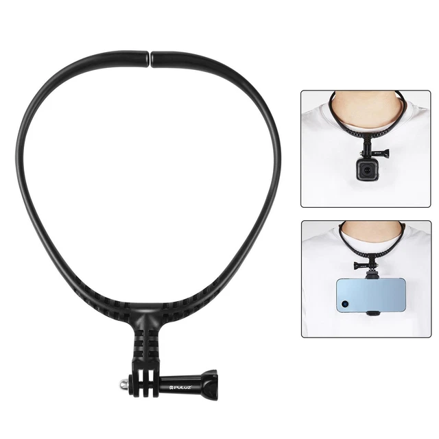 Neck Selfie Holder Flexible Multiple Angles Necklace for POV Smartphone Vlog