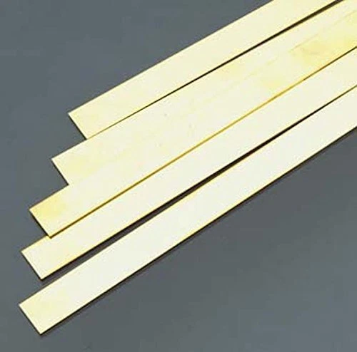 Precision Metals 9721 Brass Strip, 0.032" Thickness x 1/2" Width x 36"
