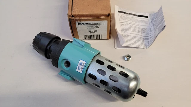 New Dixon CB6-02A Consolidation Filter / Regulator 1/4" Npt 2F2-RW