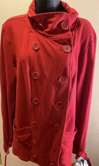 INC International Concepts Womens XLARGE Red Dressy Jacket