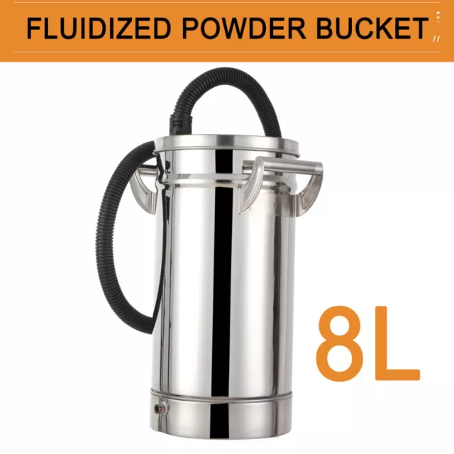 8L Stainless Steel Fluidized Powder Hopper for Powder Coating Machine