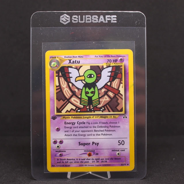 🔥 1st Edition Xatu | Neo Discovery 52/75 | Moderately Played VG | WOTC 🔥