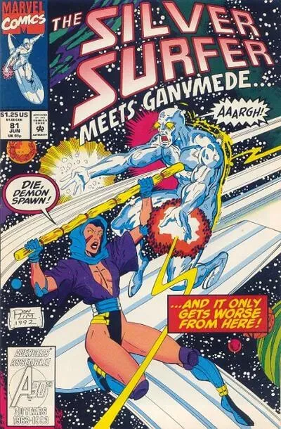 Silver Surfer #81 9.2 (W) NM- 1st App. of Tyrant Marvel Comics 1993 STOCK IMAGE