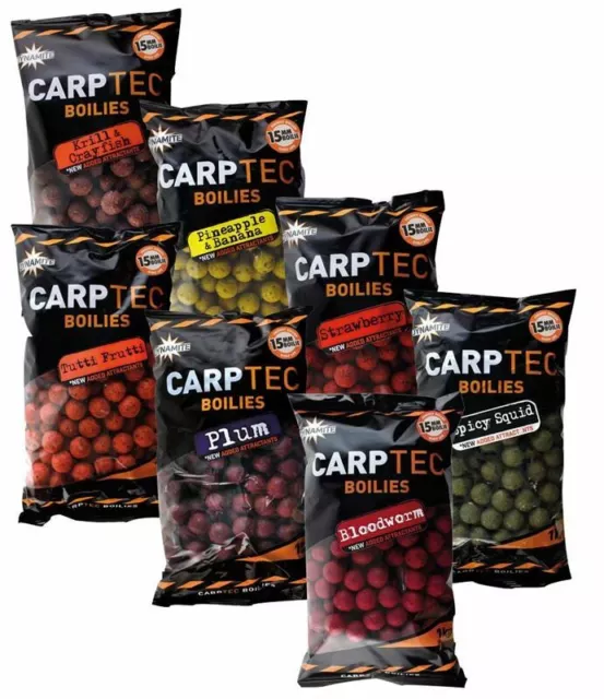 Dynamite Baits Carp-Tec Shelf Life Boilie 1kg 15mm NEW Carp Fishing Boilie Bait