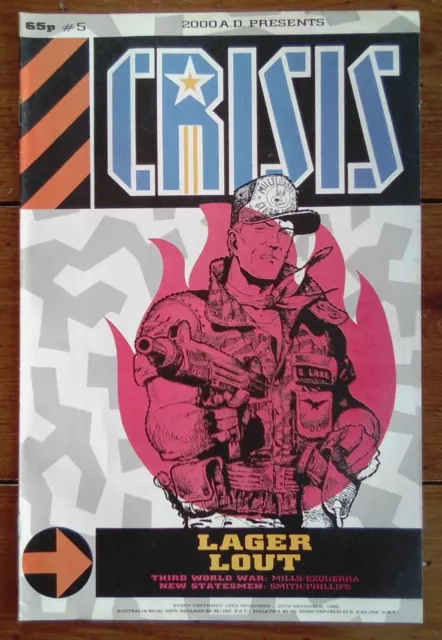 Crisis 5, 2000Ad Spin-Off, Fleetway Publications, 12/11/1988, Fn