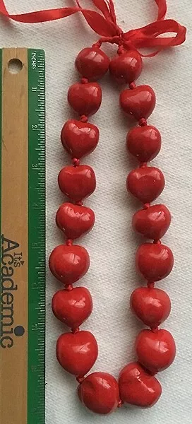 Real Kukui Nuts 18" KIDS Leis Colored Graduation Necklaces Chokers Hawaiian Gift