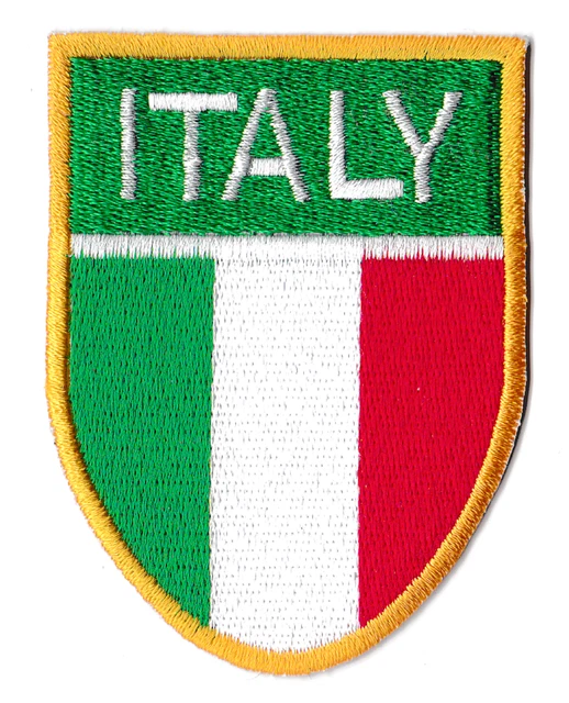 Autocollant Écusson Italie 8,5 x 6,3 cm