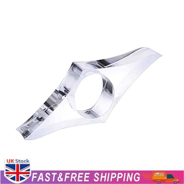 Acrylic Book Paper Clips Page Holder Stationery School Office Bookmarks (L)