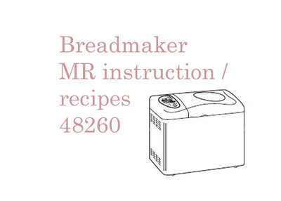 morphy richards bread maker 48261 manual