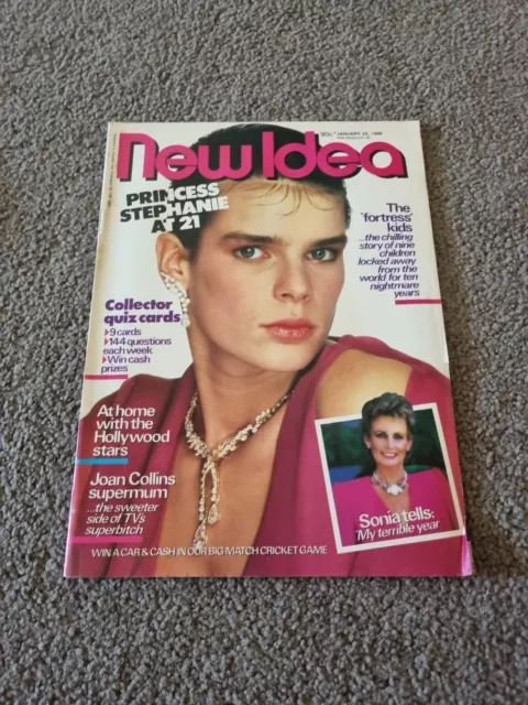 New Idea Magazine January 1986-Princess Stephanie-