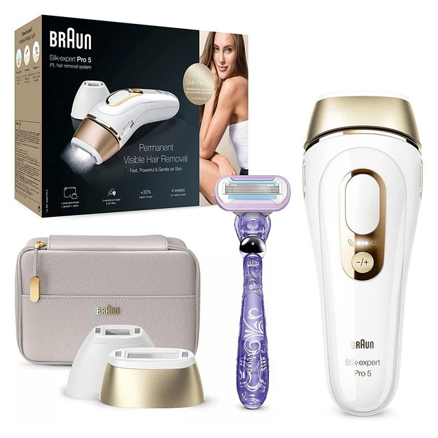 Dispositivo depilación permanente para mujer/hombre Braun IPL Silk Expert Pro 5