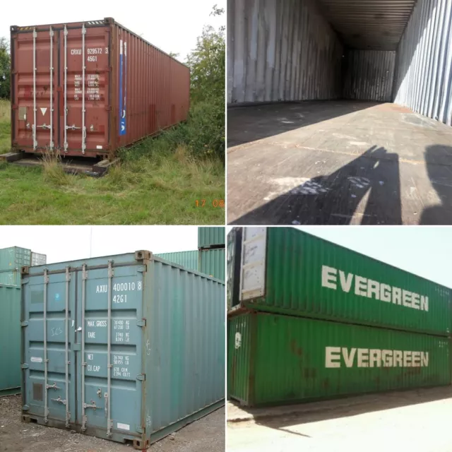 40ft Used Shipping and Storage Containers - From £2500 - FELIXSTOWE