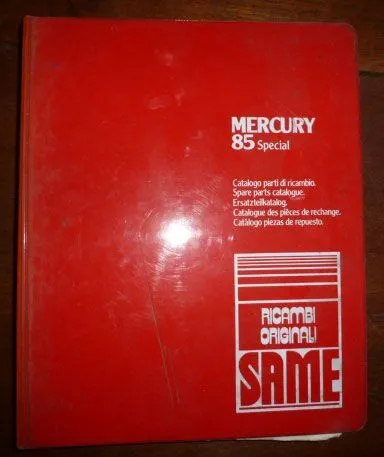 MERCURY 85 SPECIAL Catalogue pieces Same Italien Etat - Bon Etat Occasion