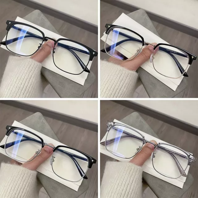 Blue Ray Blocking Square Eyeglasses Ultralight Frame Eyewear  Office