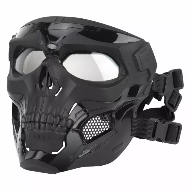 Skull Tactical Airsoft Masks Paintball Protective CS Full Face Mask Helmet Head