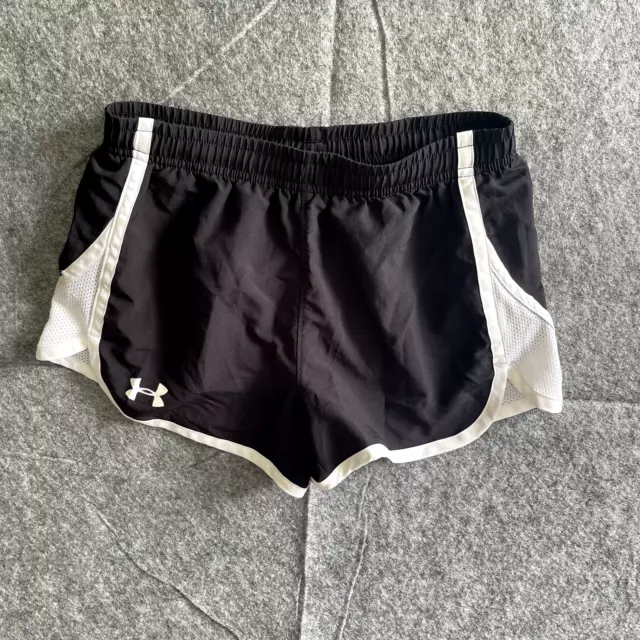 Under Armour Kids Size YMD Youth Medium Shorts Boys Girls Unisex Black White