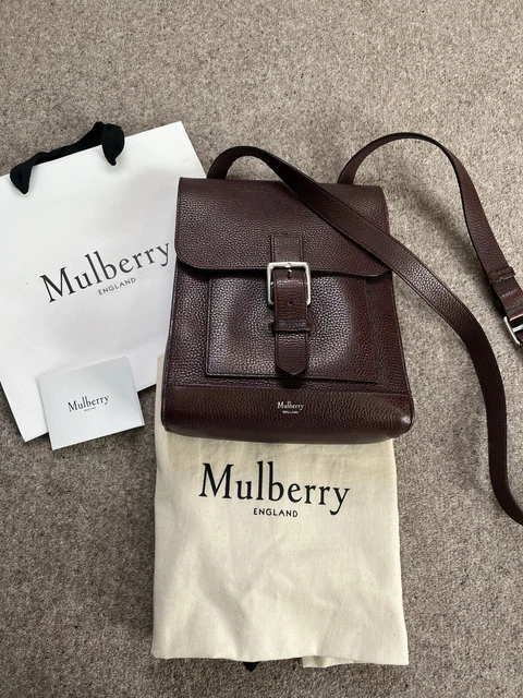 Mulberry oxblood messenger bag on sale