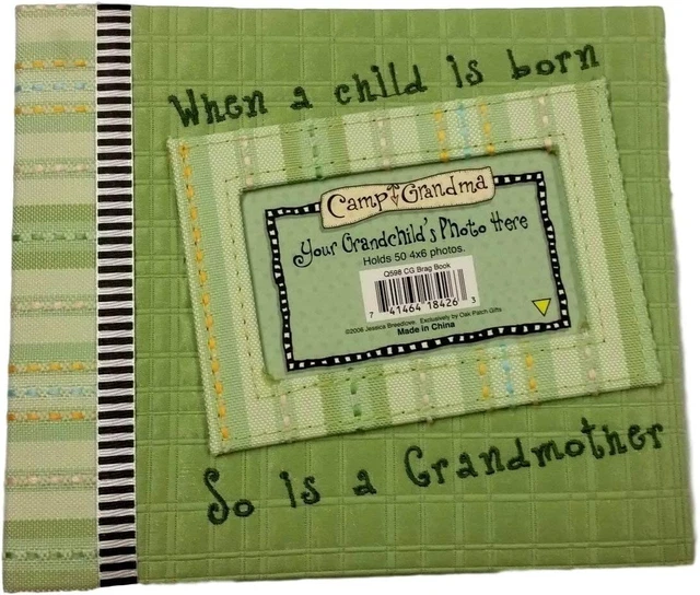 Camp Grandma Photo Album Brag Book