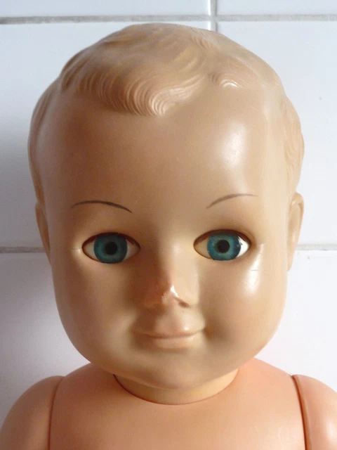 Baigneur Petit Colin 45 yeux mobiles avec vêtements - Collection