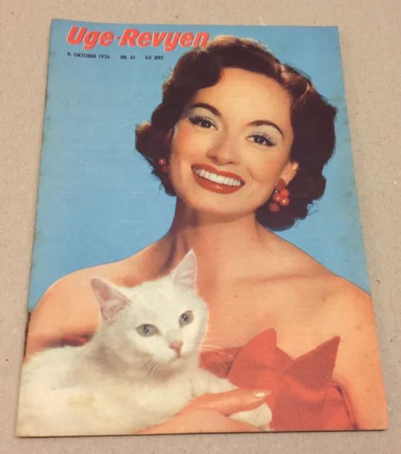 ANN BLYTH FRONT COVER RICHARD BURTON BACK COVER VINTAGE HTF Danish Magazine 1956