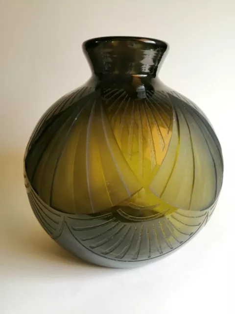 Vase Legras. Art Deco. Pate De Verre.