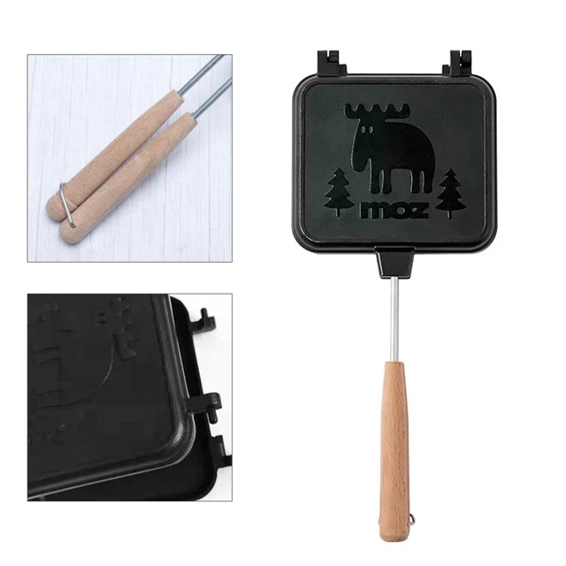 Toasted Pan Outdoor Camping Non Stick Sandwich Maker Heat Resistant Easy Clean