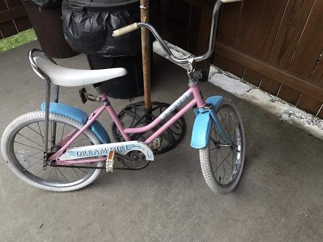 ORIGINAL 1980S GIRLS Muscle Bike HUFFY Dream Girl Banana Seat blue