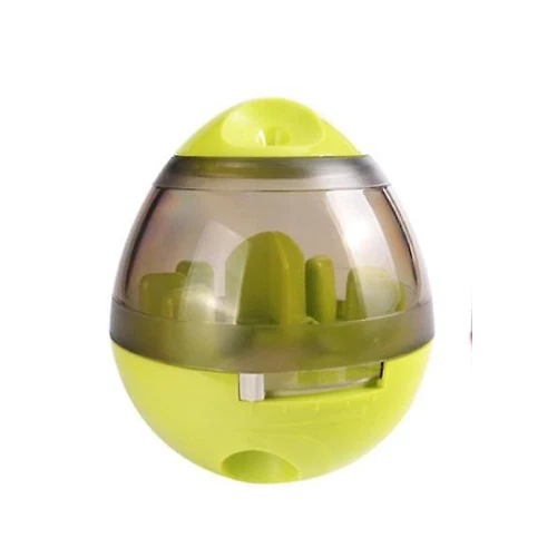 Palla Dispenser Cibo Cani Gatti Animali Domestici Palla Verde Educatrice Gioco