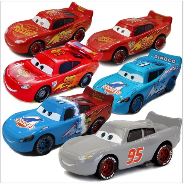 Cars Two-Color Dinosaur Gray Mcqueen Racing Alloy Children'S Model Toy Car
