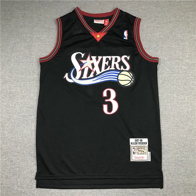 New Retro Philadelphia 76ers #3 Allen Iverson adults Basketball Jersey Stitched