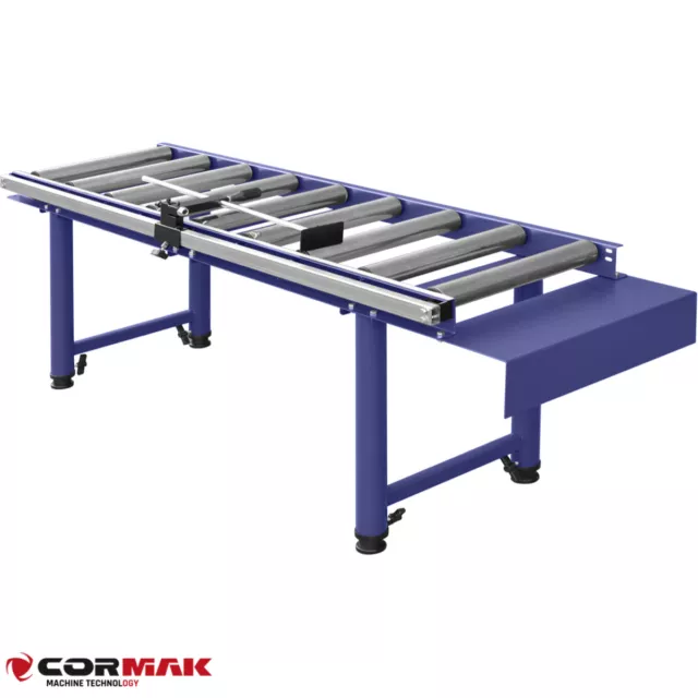 CORMAK ST300 SERVANTE Convoyeur d'entrées sortie 1,65 m ROULEAUX 300 kg jauge 9