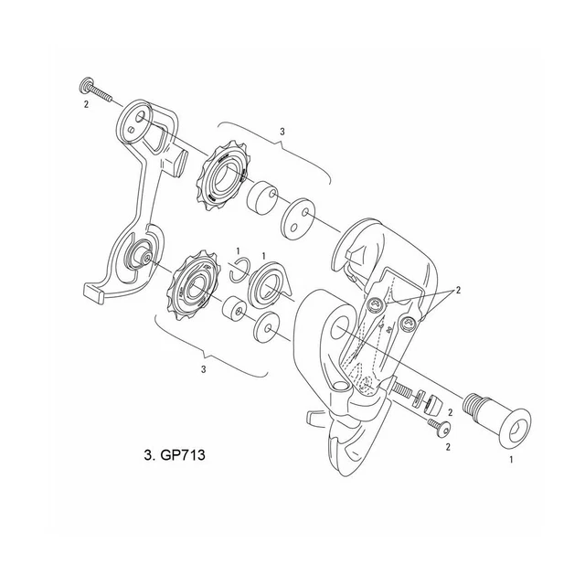 Sram Rear Derailleur Pulley Kit Jockey Wheels for 2004 X9 9.0SL & 2003 9.0 Spare