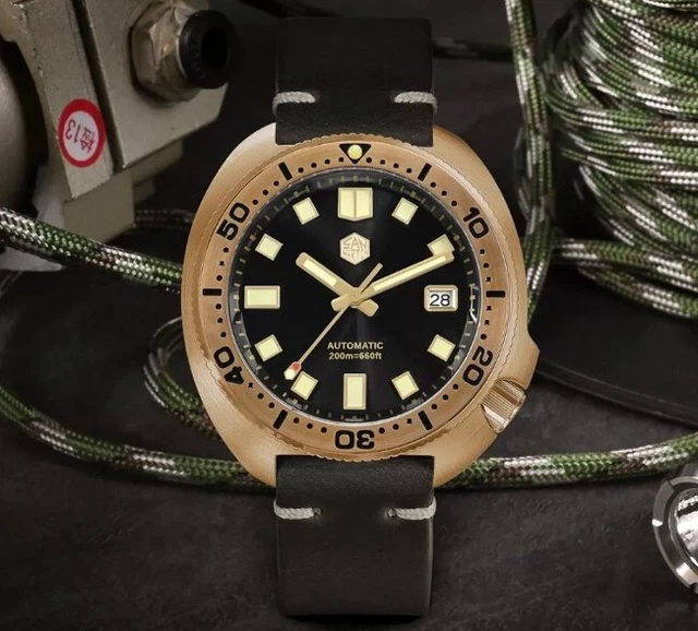 Seiko deals turtle bronze