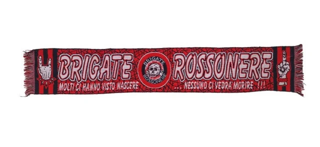Écharpe Supporters Milan AC - Brigate Rossonere - Vintage Années 80