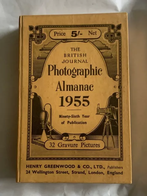 1955 The British Journal Photographic Almanac, Hardback Book