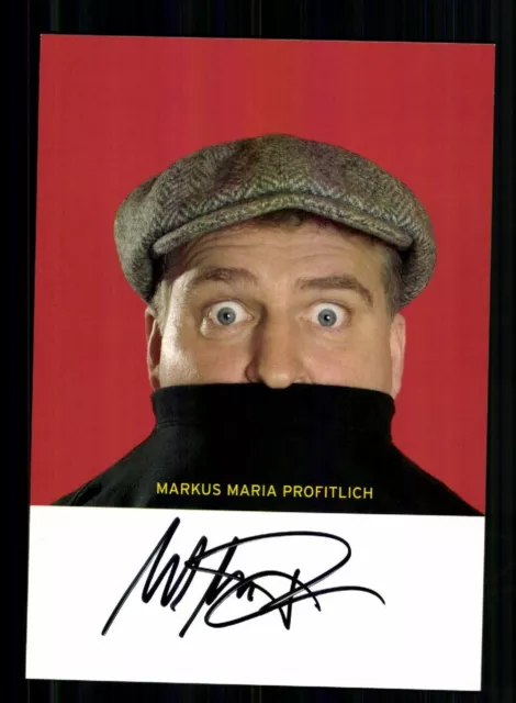 Markus Maria Profitable Autograph Card Original Signed # BC 212709