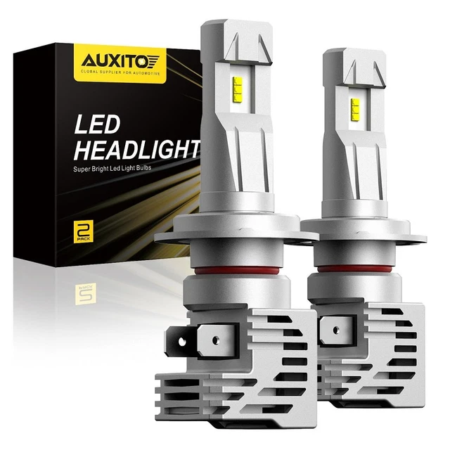 2X H7 LED High Low Beam Bulb Headlight Halogen Replacement 6500K M3 US EDO