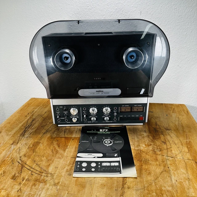Revox B77 MK II 4-Spur / Track  Tonbandmaschine Tonbandgerät mit Haube & NAB