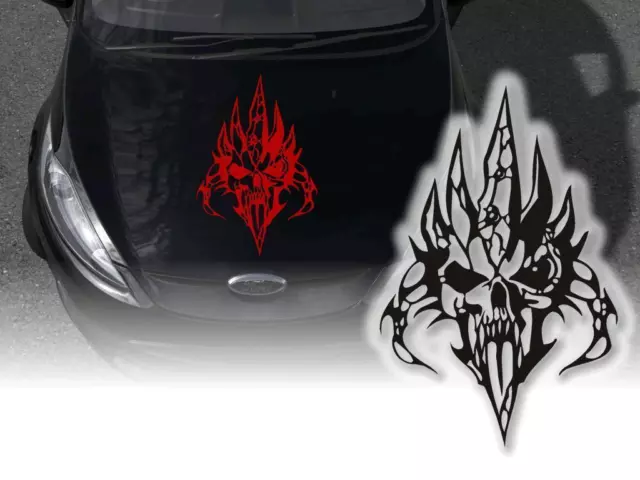 Auto Aufkleber Skull Totenkopf Sticker 45 cm PKW Folie KFZ