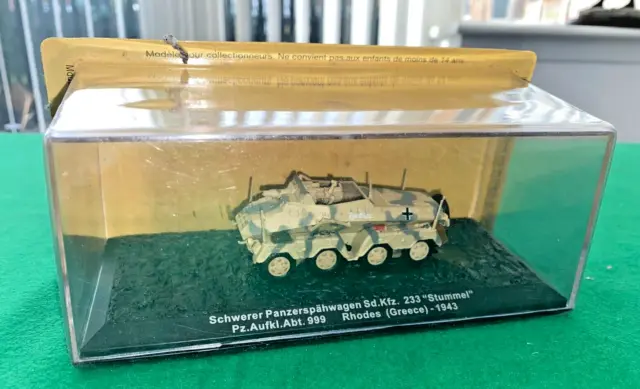 DeAgostini Combat Tanks Collection 1:72 WW2 German Schwerer Panzerspahwagen Car