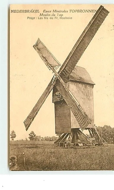 NEDERBRAKEL - Topbronnen Mineral Waters - Moulin du Top - Les Fils de Fr - 16357