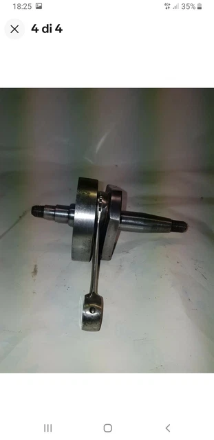 Albero Motore Usato Mazzucchelli Biella Cromata Anticipato  Vespa Cono 20